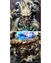 流水擺件 16088 龍擺件